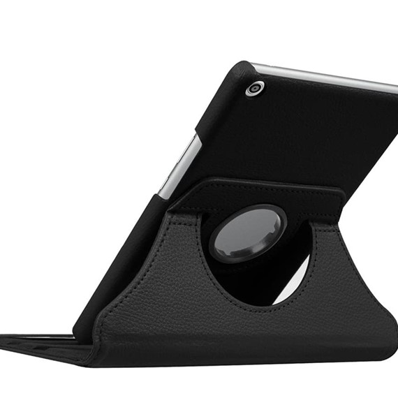 Huawei MediaPad T5 10 Kılıf CaseUp 360 Rotating Stand Siyah 5